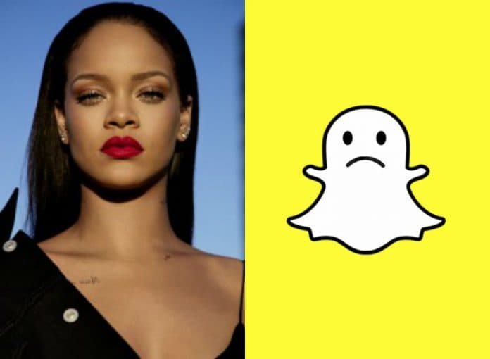 Snapchat loose almost $1 billion over Rihanna